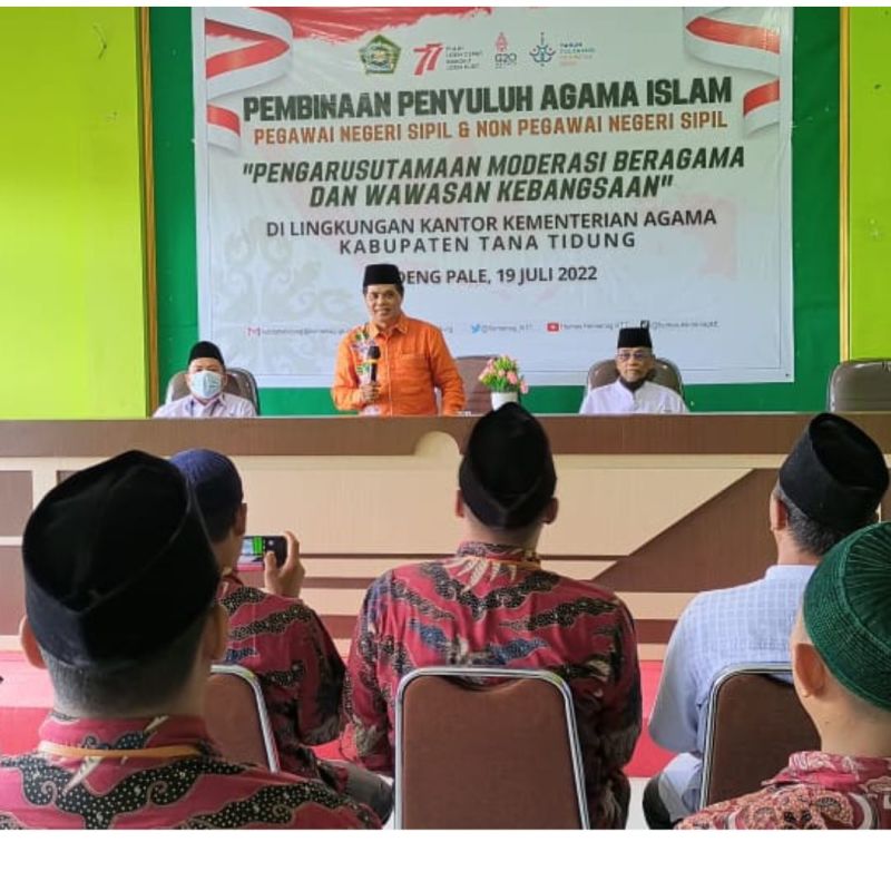 Kankemenag Ktt Gelar Pembinaan Penyuluh Agama Islam “pengarustamaan Moderasi Beragama Dan 0687